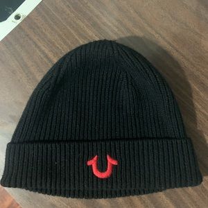 True Religion Ribbed Knit Watch Cap Beanie